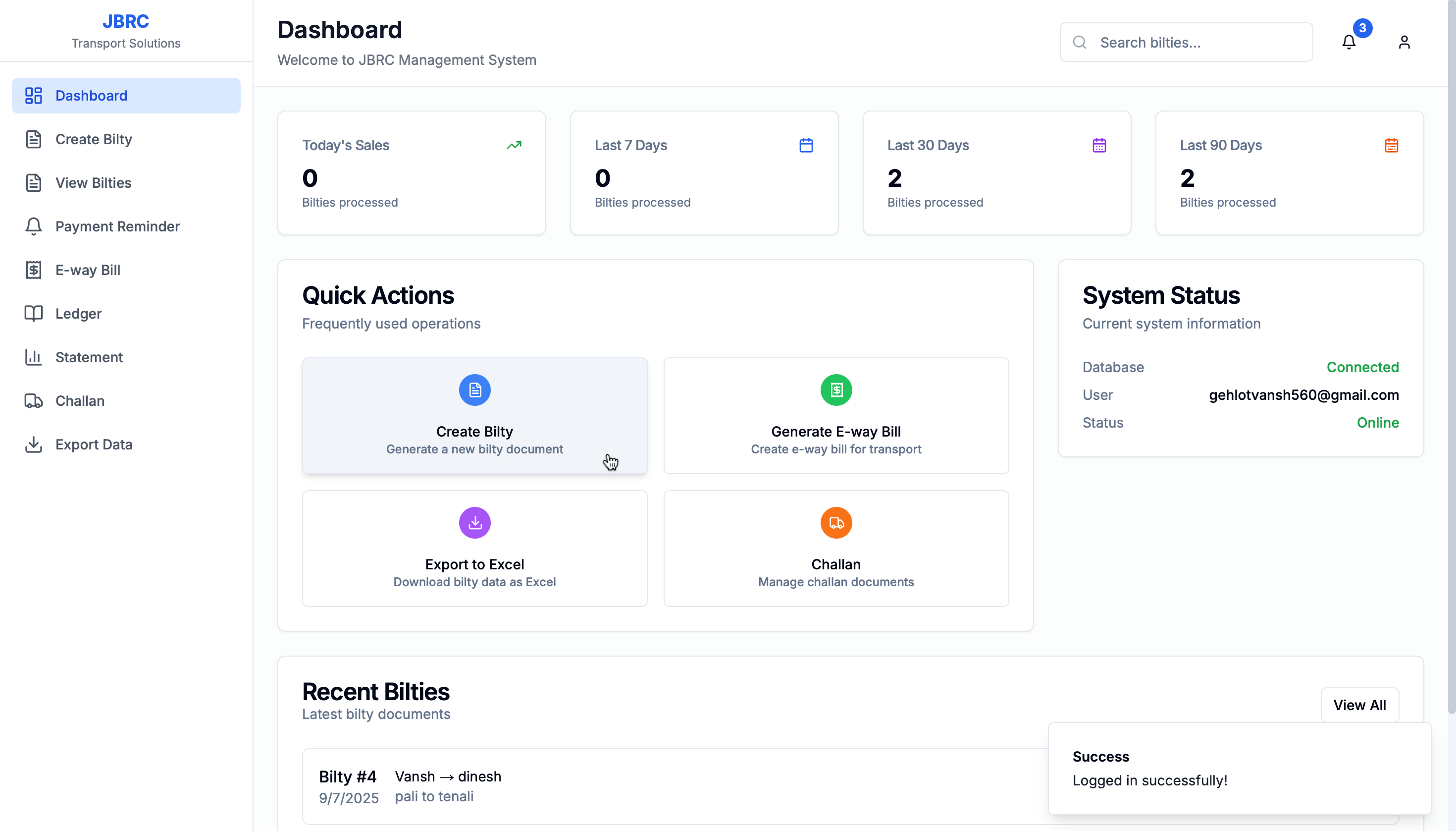 Jodhpur Bombay Roadway Carrier