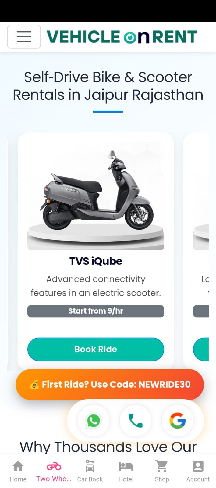 Vehicle Rental Platform